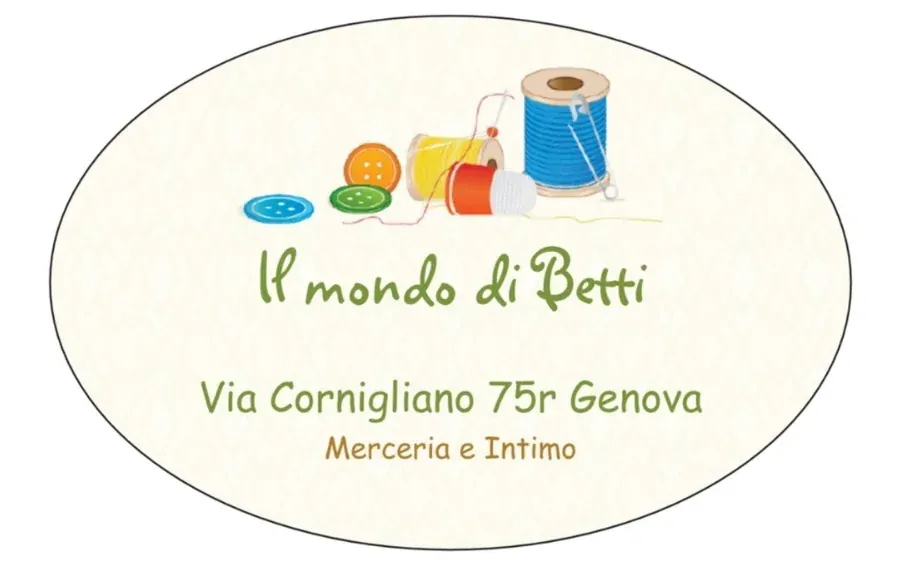 Il logo autentico della merceria e negozio di intimo Il Mondo Di Betti
