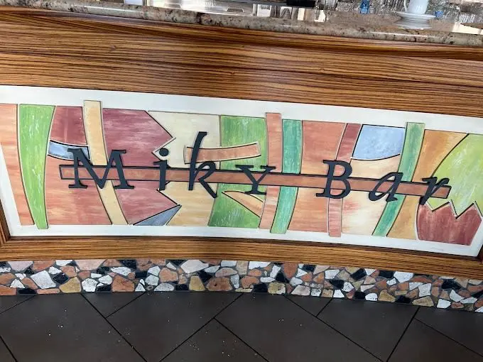L’insegna autentica del Miky Bar