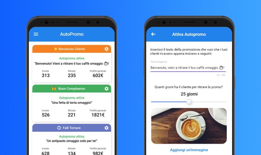 Nuovi clienti - Autopromo benvenuto